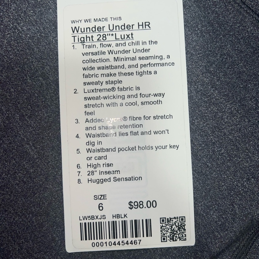 Wunder Under HR Tight 28" Luxt